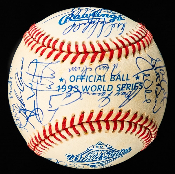 Toronto Blue Jays 1993 World Series Champions Team-Signed Baseball