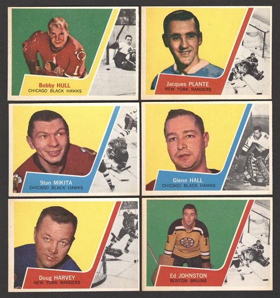 1963-64 Topps Hockey Complete 66-Card Set