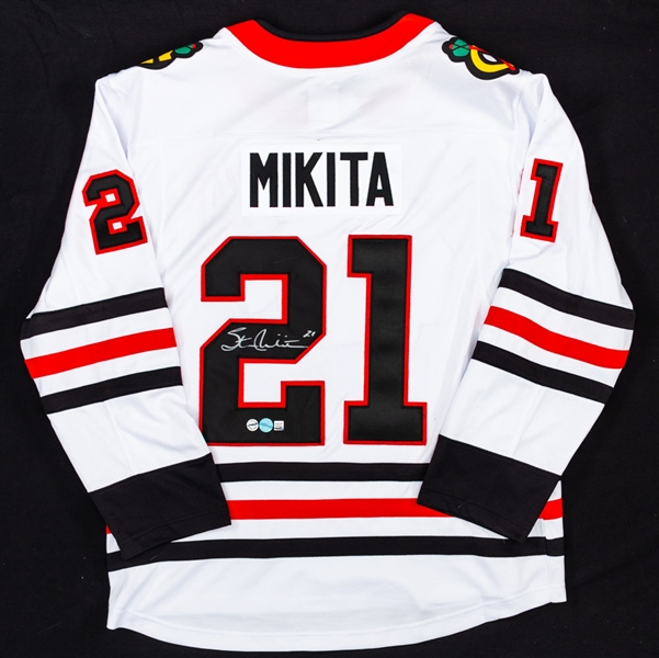 Deceased HOFer Stan Mikita Signed Chicago Black Hawks Fanatics Jersey with COA 