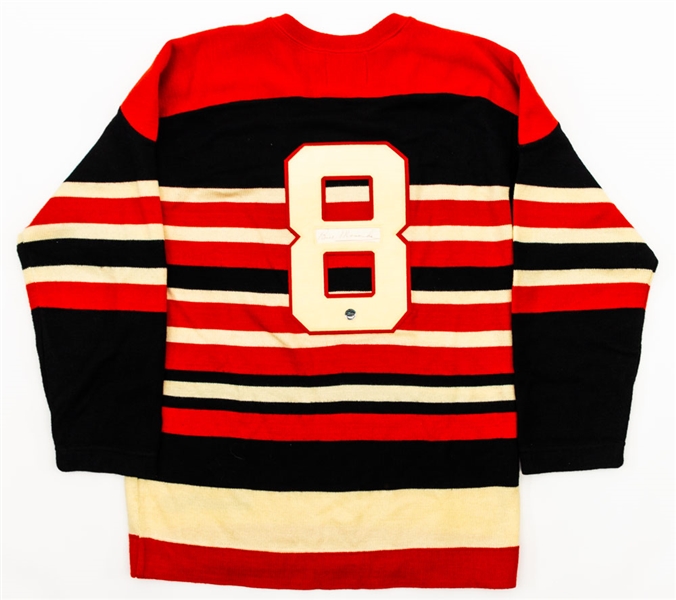 Deceased HOFer Bill Mosienko Chicago Black Hawks CCM Heritage Hockey Jersey with Embedded Signature - JSA LOA