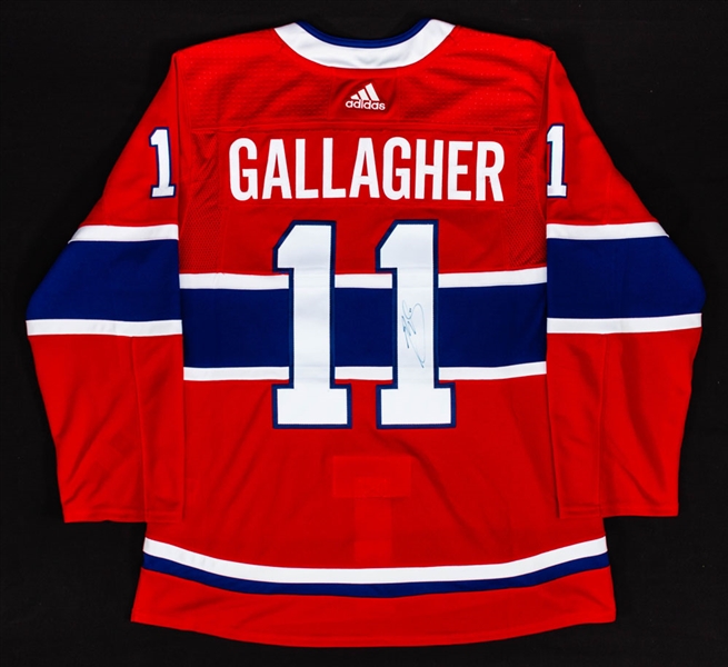 Brendan Gallagher Signed Montreal Canadiens Alternate Captains Jersey with LOA