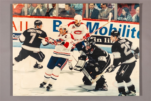 Montreal Canadiens vs Los Angeles Kings 1992-93 Stanley Cup Finals Photo Display from the Montreal Canadiens Archives (40” x 55”)