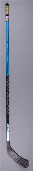 Brian Boyles 2018-19 New Jersey Devils Signed Bauer Nexus Game-Used Stick Purchased in Islanders Alumni Charity Auction with LOA 