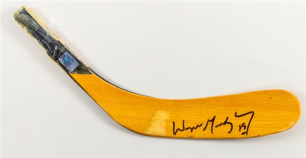 Wayne Gretzky Signed Hespeler Hockey Stick Blade from WGA