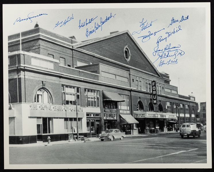 Montreal Forum Photo Signed by 11 Former Montreal Canadiens with LOA (16" x 20")