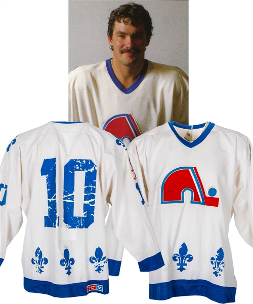 Mid-1980s Quebec Nordiques Game-Worn Jersey Attributed to Jimmy Mann/Max Middendorf - Rendez-Vous 87 Patch!