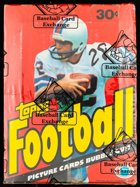 1981 Topps Football Wax Box (36 Unopened Packs) - BBCE Certified - Joe Montana Rookie Card Year! 