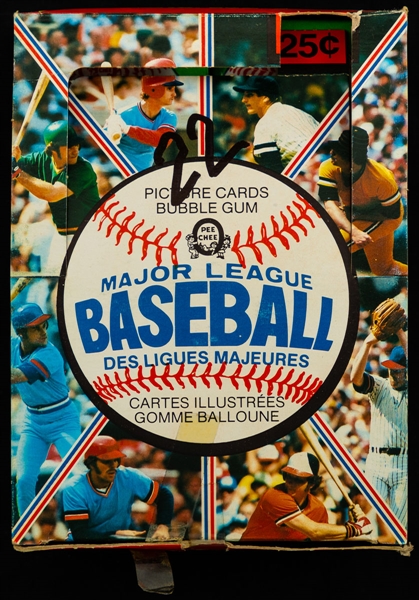 1981 O-Pee-Chee Baseball Partial Wax Box (22 Packs - Raines & Gibson Rookie Card Year) and 1983 O-Pee-Chee Baseball Partial Wax Box (12 Packs - Gwynn and Sandberg Rookie Card Year)