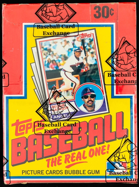 1983 Topps Baseball Wax Box (36 Unopened Packs) - BBCE Certified - Ryne Sandberg, Tony Gwynn and Wade Boggs Rookie Card Year! 