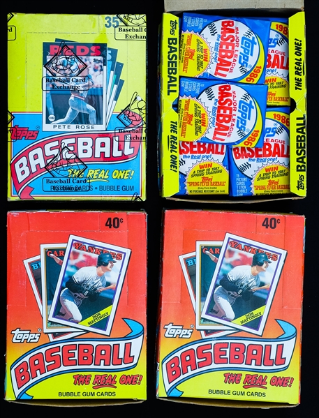 1986 and 1988 Topps Baseball Wax Boxes / Partial Wax Boxes (7)