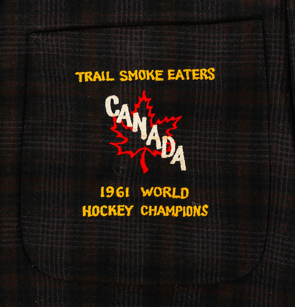 Lot Detail - Michel Lagace's 1961 Trail Smoke Eaters (Team Canada ...