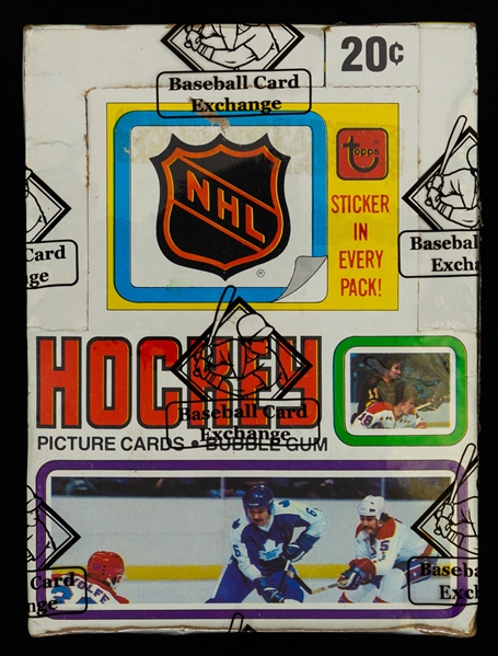 1979-80 Topps Hockey Wax Box (36 Unopened Packs) – BBCE Certified – Wayne Gretzky Rookie Card Year!