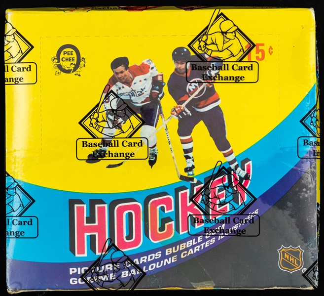 1978-79 O-Pee-Chee Hockey Wax Box (48 Unopened Packs) - BBCE Certified - Mike Bossy Rookie Card Year!