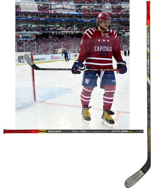 Alexander Ovechkins Mid-2010s Washington Capitals Bauer TotalOne NXG Game-Used Stick - Maurice "Rocket" Richard Trophy Seasons!