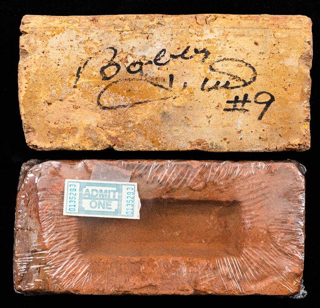 Gordie Howe and Bobby Hull Signed Bricks 