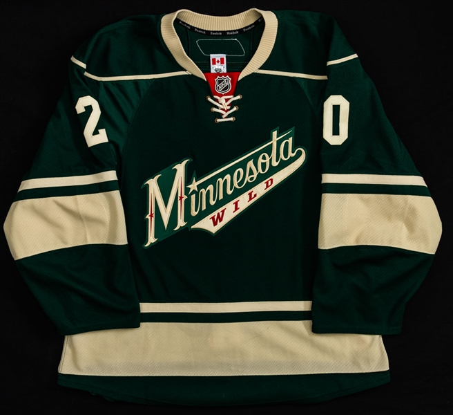 Antti Miettinens 2009-10 Minnesota Wild Game-Worn Alternate Jersey with Team COA