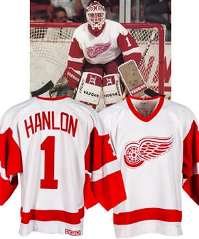 Glen Hanlons 1989-90 Detroit Red Wings Game-Worn Jersey - Numerous Customizations!