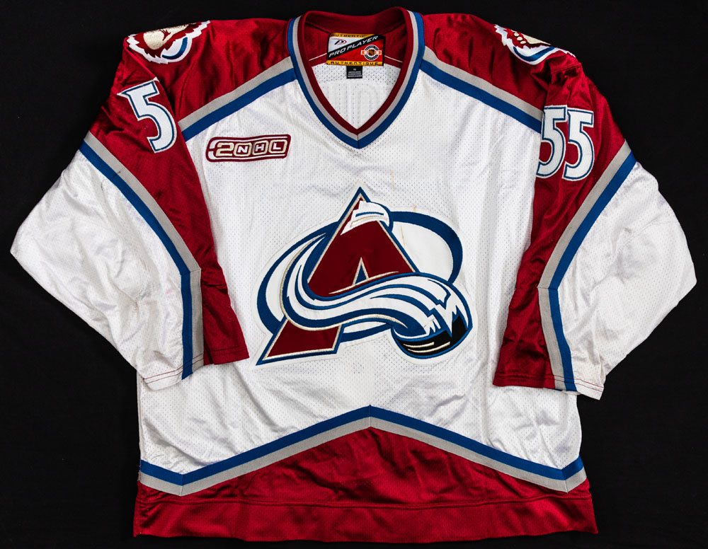 Colorado Avalanche Game Used Jersey Martin Skoula