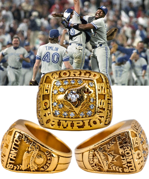 Toronto Blue Jays 1992 World Series Championship 14K Gold and Diamond Ring