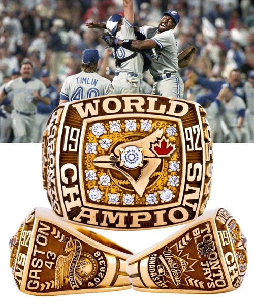 Toronto Blue Jays 1992 World Series Championship 14K Gold Ring