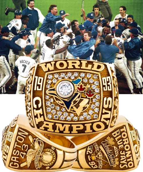 Toronto Blue Jays 1993 World Series Championship 14K Gold Ring