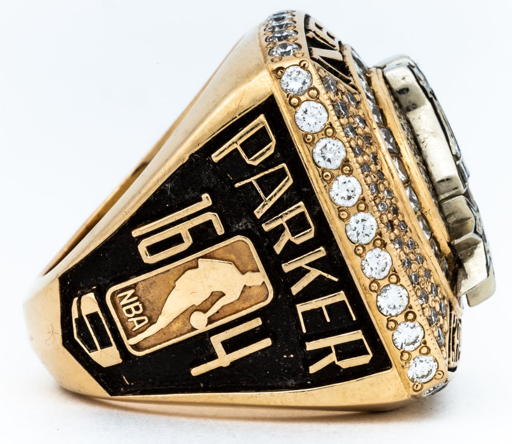 Lot Detail Tony Parker 2006 07 San Antonio Spurs NBA Championship 14K Gold and Diamond Ring