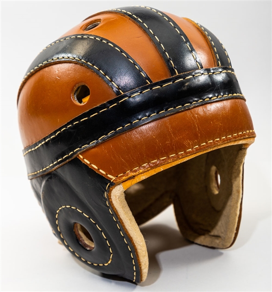 1930s/40s Holdens Model 205 Leather Suspension Football Helmet 