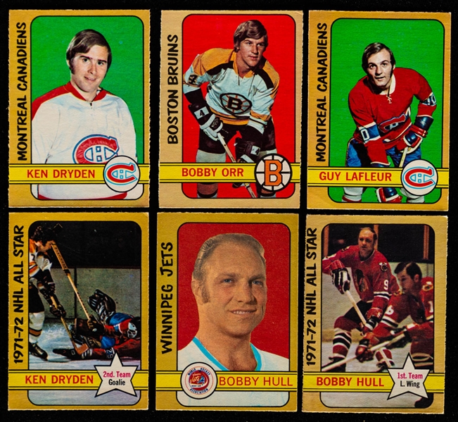 1972-73 O-Pee-Chee Hockey Complete 341-Card Set