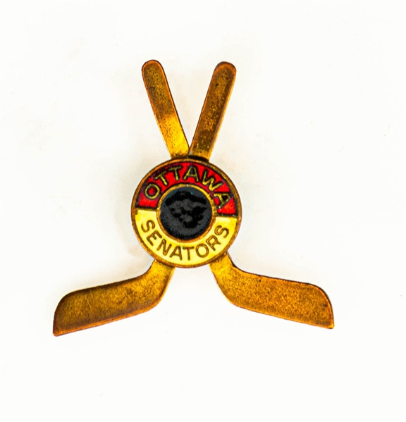 Scarce Late-1920s/Early-1930s Ottawa Senators Hockey Pin 