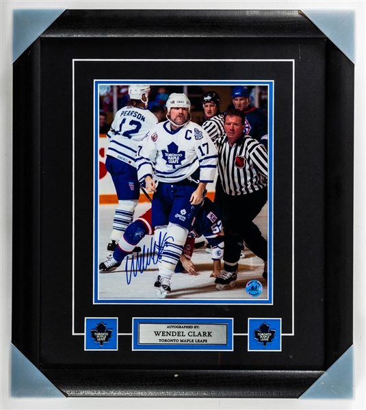 Toronto Maple Leafs Autograph Collection (5 Pieces) Including Clark, Tavares, Kadri and Sundin