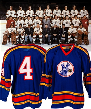 Bart Crashleys/Claude Houdes 1974-75 Kansas City Scouts Inaugural Season Game-Worn Jersey (The Barry Meisel Collection)