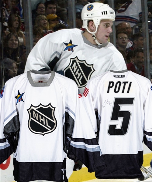 Tom Poti’s 2003 NHL All-Star Game Eastern Conference Signed Photo-Shoot Worn Jersey (Barry Meisel Collection)