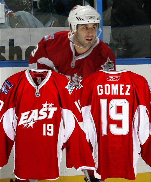 Scott Gomezs 2008 NHL All-Star Game Eastern Conference Signed Warm-Up Worn Jersey (Barry Meisel Collection)