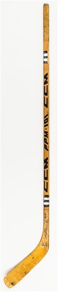 Marcel Dionnes 1981-82 Los Angeles Kings Signed CCM PPM 101 Game-Used Stick