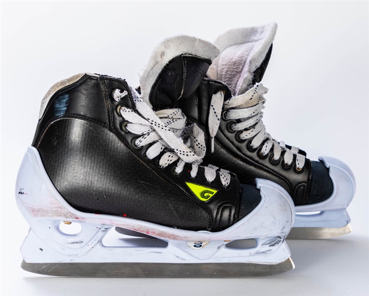 Braden Holtby’s 2016 Washington Capitals Graf Game-Used Skates with Team COA Plus Signed Photos (2)