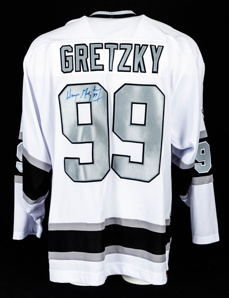 Wayne Gretzky Signed Los Angeles Kings CCM Captain’s Jersey 