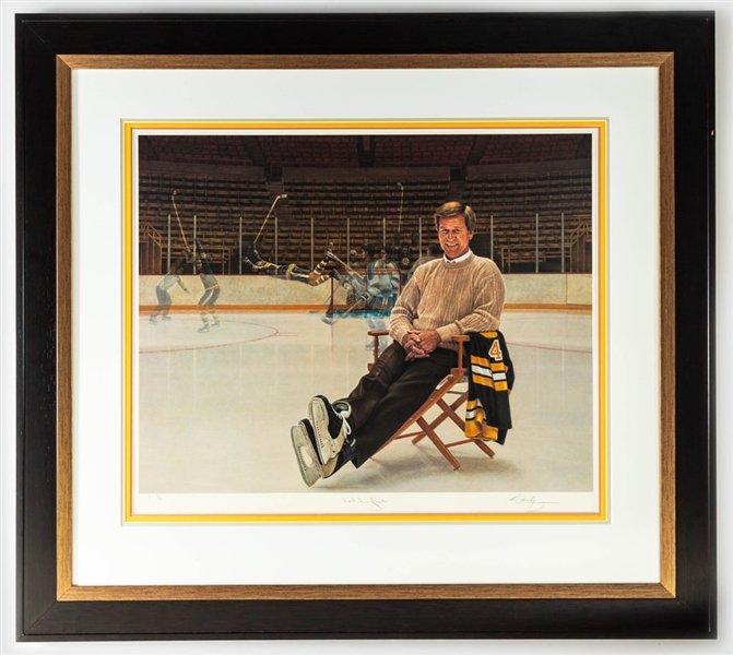 Bobby Orr Signed Boston Bruins "Garden of Dreams" Ken Danby Limited-Edition AP #90/444 Framed Print (38" x 42 1/2")