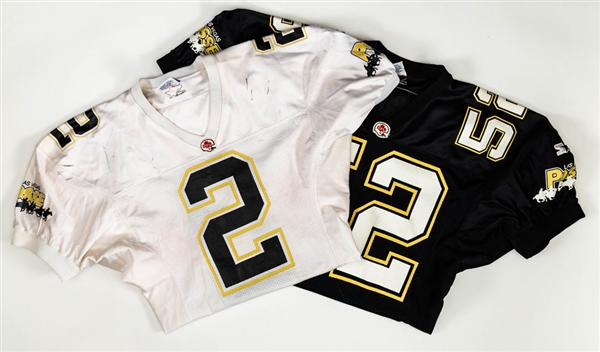 Eric Geter’s and Lance Johnson’s 1994 CFL Las Vegas Posse Game-Worn Jerseys