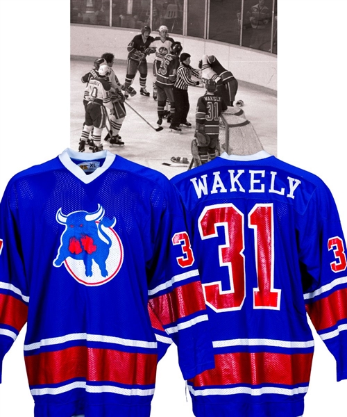 Ernie Wakelys 1978-79 WHA Birmingham Bulls Game-Worn Jersey