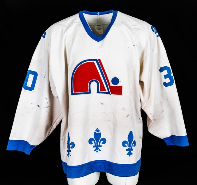 Scott Gordons 1989-91 Quebec Nordiques Game-Worn Jersey