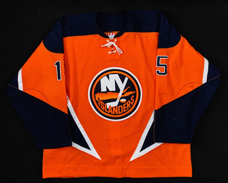 Brad Isbisters 2002-03 New York Islanders Game-Worn Third Jersey