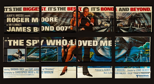 Rare "The Spy Who Loved Me" James Bond 1977 Twenty-Four Sheet Movie Poster (108” x 246”)