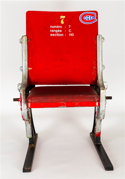 Montreal Forum #7 Red Single Seat