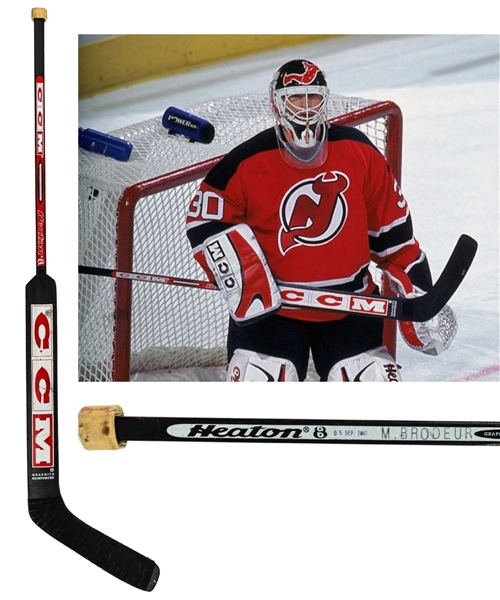 Martin Brodeurs 2001-02 New Jersey Devils CCM Heaton Game-Used Stick 