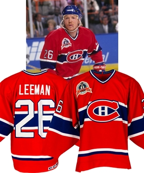 Gary Leemans 1992-93 Montreal Canadiens Game-Worn Stanley Cup Finals Jersey - 1993 Stanley Cup Finals Patch! - Photo-Matched!