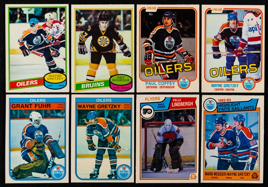 1980-81, 1981-82, 1982-83 and 1983-84 O-Pee-Chee Hockey Complete Sets