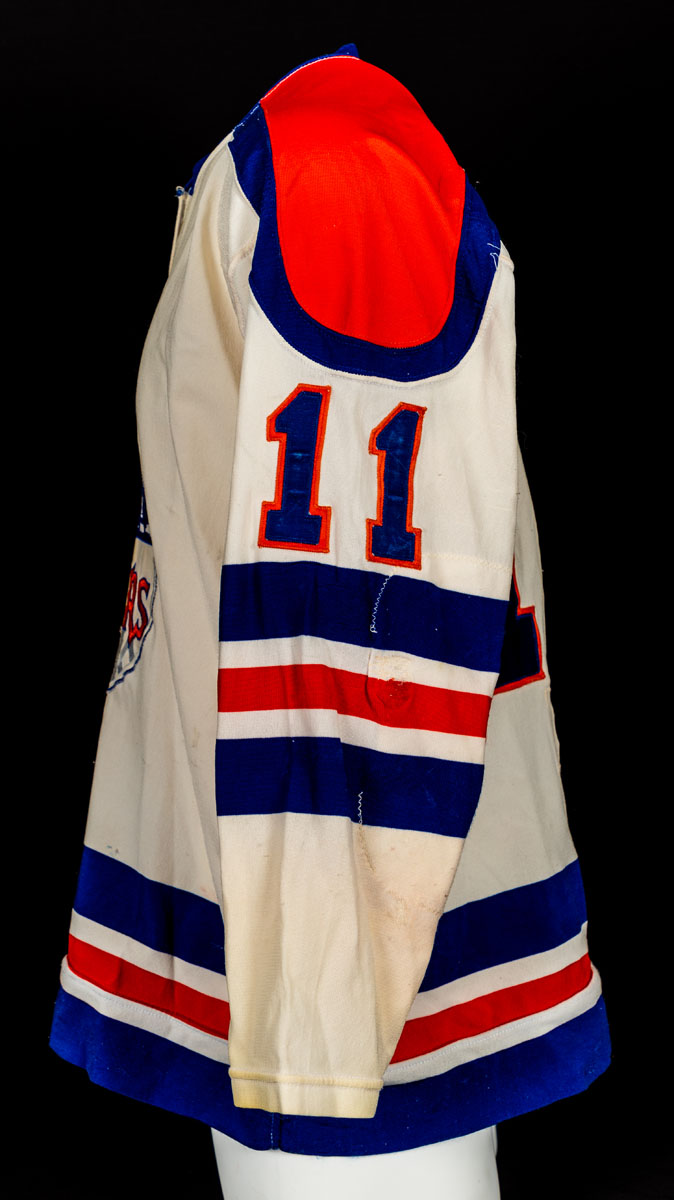 1972-75 WHA Craig Reichmuth 11 New York Raiders White Hockey Jersey