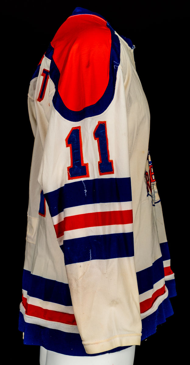 1972-75 WHA Craig Reichmuth 11 New York Raiders White Hockey Jersey