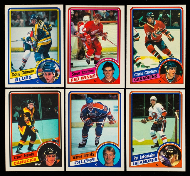 1984-85 O-Pee-Chee Hockey Complete High Grade 396-Card Set