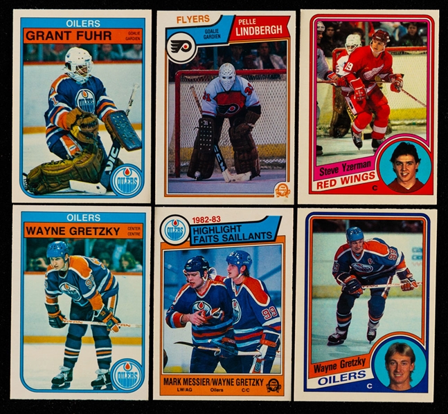 1982-83, 1983-84 and 1984-85 O-Pee-Chee Hockey Complete Sets